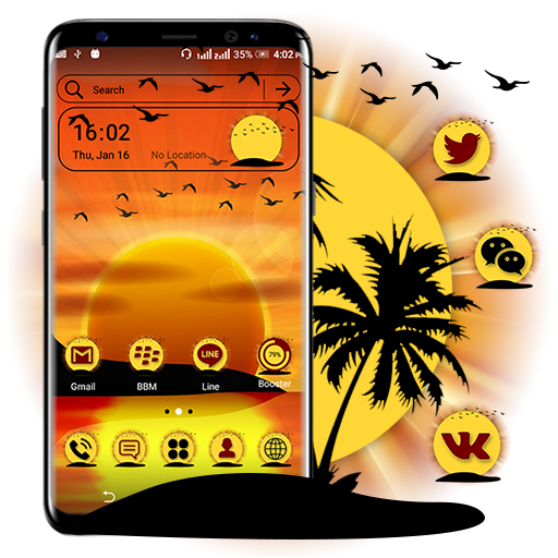 Sunset Launcher Theme icon