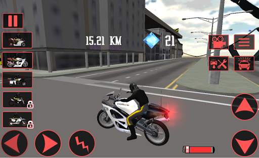Polícia tráfego bicicleta 3D screenshot 8