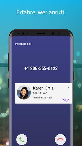 Hiya - Anrufe erkennen/blocken screenshot 1