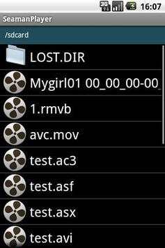 Seaman Video Player Free screenshot 1