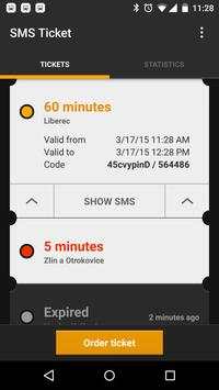 SMS Ticket screenshot 1