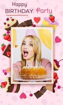 Happy Birthday Frame: Cards Photo Editor Maker App screenshot 1