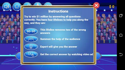 Millionaire Quiz - Fun Trivia Quiz Game screenshot 6