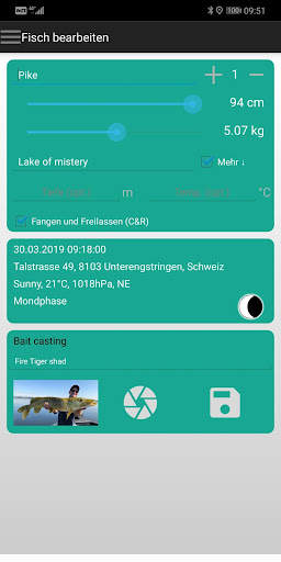 fish trace - Angler Fangbuch screenshot 4