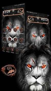 Black Horror Lion Theme screenshot 2