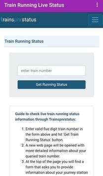IRCTC Live Train Status PNR Status Time Table 2020 screenshot 2