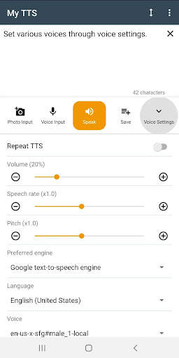My TTS: Text-to-Speech screenshot 7