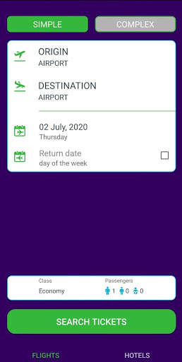 Flights and Hotel Booking screenshot 1