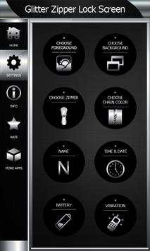 Glitter Zipper Lock Screen screenshot 3