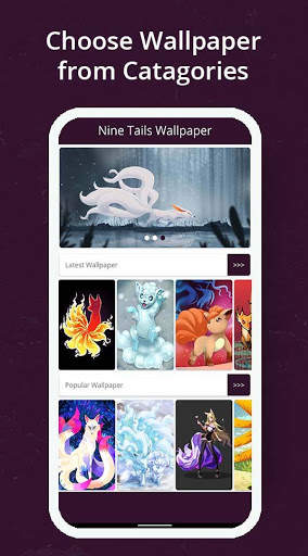 🦊 Nine Tailed Foxs Wallpaper HD screenshot 4