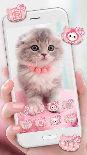 Cute Cat Live Launcher Theme 3 screenshot 1