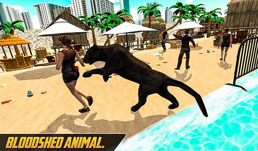 Angry Black Wild Panther Simulator 2019 screenshot 6