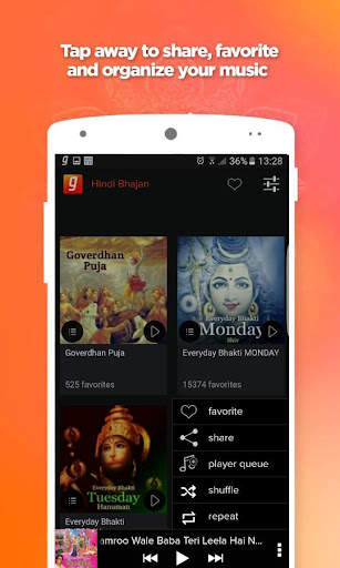Hindi Bhajan MP3 हिंदी भजन और आरती Music App screenshot 3