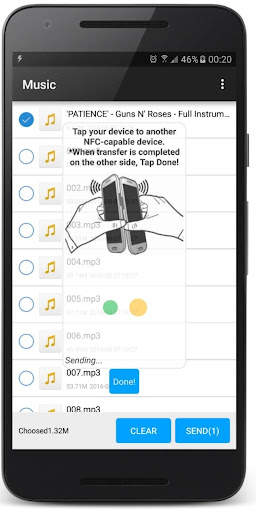 Easy NFC transfer & share screenshot 3