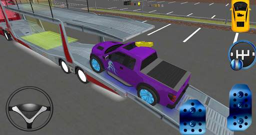 Truck Parking: Car Transporter screenshot 14