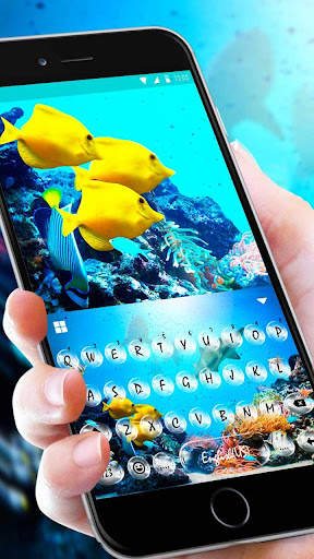 UnderwaterWorld Live Keyboard Theme screenshot 3