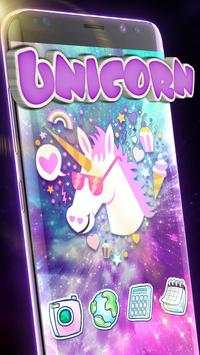 Unicorn Galaxy Glitter Launcher screenshot 1