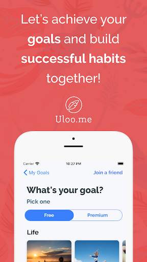 Setting Goals, Accountability, Mentors by Uloo screenshot 1