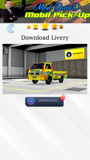 Mod Bussid Mobil Pick-Up screenshot 8