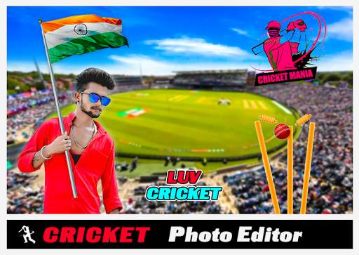 Cricket Photo Editor screenshot 1