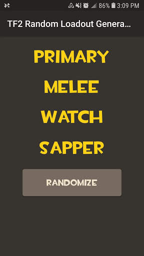 Random Loadout Generator for TF2 4 تصوير الشاشة