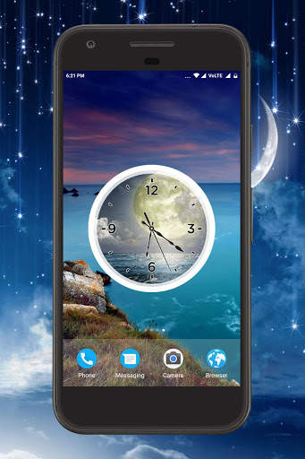 Moonlight Clock Live Wallpaper screenshot 5