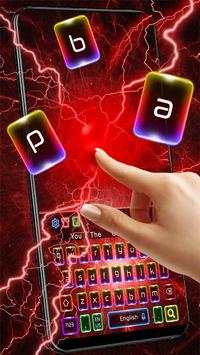 Gradient Lightning Keyboard Theme screenshot 2
