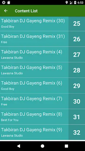 Koleksi Dj Takbiran Remix 2018 Offline screenshot 3
