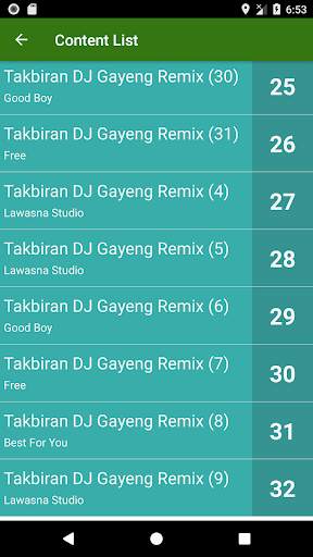 Koleksi Dj Takbiran Remix 2018 Offline screenshot 3