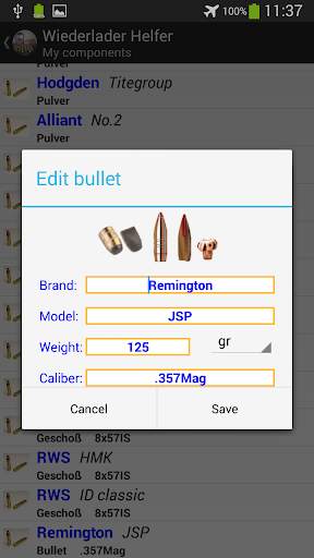 reloaders assistant screenshot 2