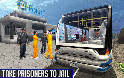 Offroad Police Bus Prisoner Transport screenshot 3