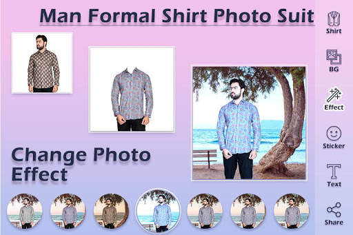 Man Formal Shirt Photo Editor - Men Formal Shirts screenshot 3