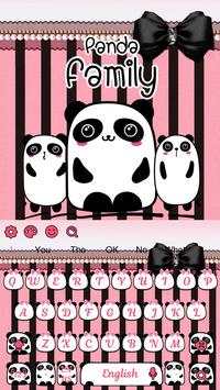 Cute Lovely Panda keyboard screenshot 4