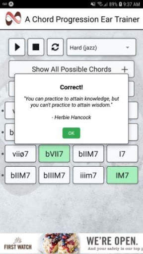 Progression Ear Trainer screenshot 5