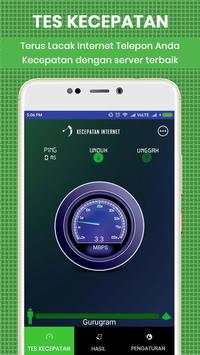 Tes Kecepatan Internet (Data Seluler & WIFI) screenshot 1