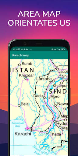 Karachi map screenshot 3