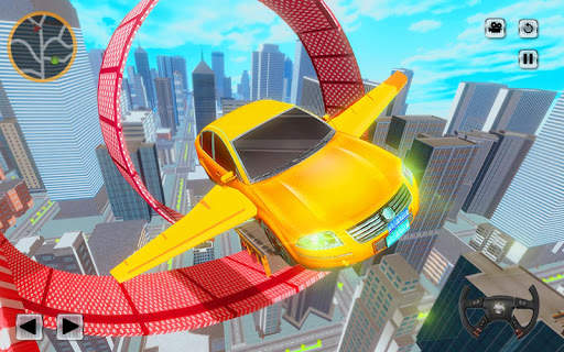 Flying Car Derby Crash Stunts & Car Racing screenshot 1