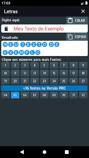 Letras diferentes, símbolos, emojis, decorações screenshot 3