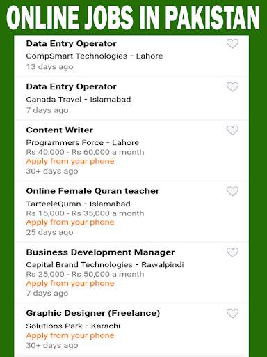 Online Jobs In Pakistan скриншот 4