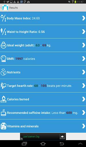 Health Calc screenshot 6