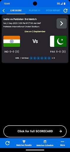 India Live Cricket Score screenshot 1