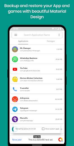 zBackup APK/DATA/OBB Backup Restore(Split APK) скриншот 1