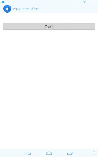 Empty Folder Cleaner (빈 폴더 삭제) screenshot 1