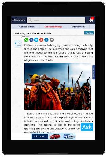 Question Answer App, QueryHome screenshot 12