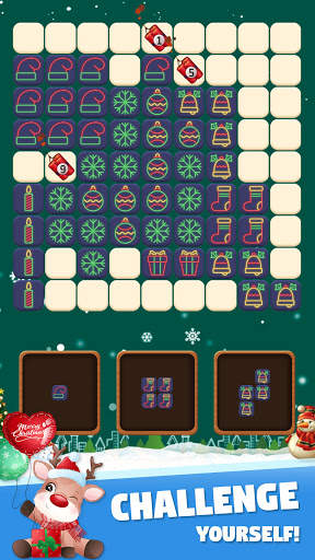 Christmas Block Puzzle Games - Clash of Bricks screenshot 3