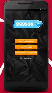 Diamonds For Free Fire Converter 2020 screenshot 2