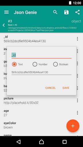 Json Genie (Viewer & Editor) 4 تصوير الشاشة