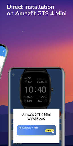 Amazfit GTS 4 Mini Watchfaces स्क्रीनशॉट 2