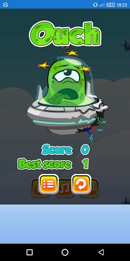 flappy alien game screenshot 4