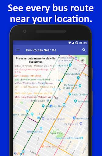 NYC Live Bus Tracker & Map screenshot 6